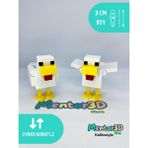 Minecraft Tavuk Figür Oyuncak (1 Adet) + Deprem Düdüğü Hediyeli