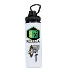 Minecrafttt Baskılı Metal Suluk 850ML. - MODEL-5