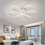 Minel Dekor Papatya Model LED50 Cm, Tavan Lambası, Modern Aydınlatma,dekoratif Şık Avize - Ahşap - Bej - Siyah - Seçenek 1