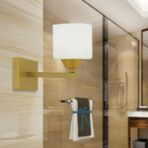 Minel Gold Duvar Lambası Yatak Odası-Yatak Başı-Banyo İçin Modern Aplik