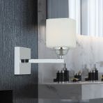 Minel Krom Kaplama Duvar Lambası Yatak Odası-Yatak Başı-Banyo İçin Modern Aplik