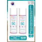 Minela Care Hydrating Organik Mineral Filtreli Renkli Yüksek Korumalı Yüz Güneş Kremi SPF50 2X70GR