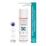 Minela Care Minelacare 100% Organik Mineral Filtreli Yaşlanma Karşıtı C Vitaminli Yüz Güneş Kremi 50spf 70gr
