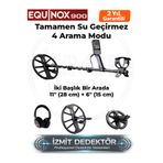 minelab Equinox 900 Metal, Altın ve Define Dedektörü Multi Frekans Su Geçirmez Profesyonel