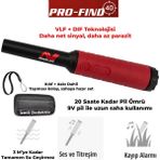 Minelab Pro-Fınd 40 Pointer Izmit Dedektör Ayrımlı Su Geçirmez El Dedektörü - 25 cm