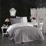Minelya Home 5 Parça Lastikli Çarşaflı, 3D Kelebek Desenli Çocuk Odası Pamuklu Tek Kişilik Nevresim Takımı - 160 x 220 cm - Gri