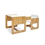 Minera 2-4 Yaş Kumru Model Ahşap Montessori Aktivite Oyun Çalışma Masa Ve Sandalye Seti (1 Masa + 1 Sandalye) - Kahverengi