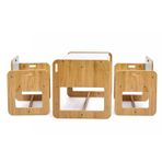 Minera 2-4 Yaş Kumru Model Ahşap Montessori Aktivite Oyun Çalışma Masa Ve Sandalye Seti (1 Masa + 2 Sandalye)