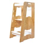 Minera Ahşap Montessori Çocuk Öğrenme Kulesi Naturel 2-6 Yaş