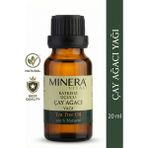 MİNERA VİTAL Çay Ağacı Yağı 20 ml (Tea Tree Oil) %100 Saf Uçucu Yağ Damlalıklı Cam Şişe