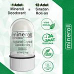 Mineroll Vegan Doğal Kristal Tuz Stick Deodorant Kokusuz 70 g Tüm Aile Kullanımı İçin