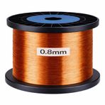 MinervaDynamics Emayeli Bakır Tel, 0.8mm (AWG 20), 100m Makara, C Sınıfı 200 Derece Termal Dayanım, IEC Standartlarına Uygun