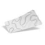 Minesk 90X40 CM XXL Gaming Mouse Pad [High Density Hybrid Kumaş] [Kaymaz Taban] [Yüksek Çözünürlüklü Baskı] Fare Altlığı Oyuncu Mousepad (Açık Gri İzohips, 90x40)
