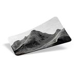 Minesk 90X40 CM XXL Gaming Mouse Pad [High Density Hybrid Kumaş] [Kaymaz Taban] [Yüksek Çözünürlüklü Baskı] Fare Altlığı Oyuncu Mousepad (Mountain İzohips)