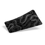 Minesk 90X40 CM XXL Gaming Mouse Pad [High Density Hybrid Kumaş] [Kaymaz Taban] [Yüksek Çözünürlüklü Baskı] Fare Altlığı Oyuncu Mousepad (Siyah İzohips)