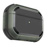 Minesk Airpods 4 ile Uyumlu Armor Serisi Darbelere Karşı Ultra Güçlü Koruma Fiber Karbon Arka Tasarım Kılıfı (Soft Haki, Airpods 4)