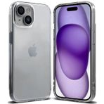Minesk iPhone 13-14 ile Uyumlu SuperMatt Serisi Arkası Parmak izi Tutmayan Sert Mat Polikarbonat Kenarları Tpu Silikon Metal Tuşlu Premium Şeffaf Kılıf Kapak (Klasik, 13-14)