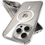 Minesk iPhone 13 Pro Max için Origin Serisi Premium Kalite Magsafe ile Uyumlu Kılıf Crystal Clear Super Şeffaf Materyal ve İnceltilmiş 3D Gerçek Manyetik Çember (13 Pro Max)