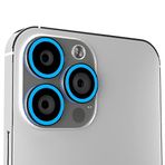 Minesk İphone 13 Pro Promax Uyumlu Kamera Lens Koruyucu Kırılmaz Cam Siyah 3 'lü Set