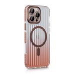 Minesk iPhone 15 Pro Max için Elite Serisi MagSafe ile Uyumlu Arkası Yarı Saydam Parmak izi Tutmayan ve Çizilmeyen Polikarbonat Kenarları Yumuşak Silikon Kılıf (Desert Titanium, 15 Pro Max)