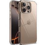 Minesk iPhone 16 Pro Max ile Uyumlu Crystal Clear (Ultra Şeffaf Silikon) Kılıf Arkası Sert Polikarbonat Kenarları Yumuşak TPU Darbe Emici iç Hava Yastığı Destekli Kapak (16 Pro Max)