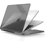 Minesk Macbook Air 13,6 Ile Uyumlu M5 (A3449) M4 (A3240) M3 (A3113) M2 (A2681) Polikarbonat Sert Koruyucu Çizilme Darbe Önleyici Kılıf (Siyah Şeffaf, 13.6 Inç 2022-26)