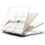 Minesk MacBook Air【M5/M4/M3/M2】13.6 inç | ile Uyumlu Crystal Ultra Şeffaf Sert Kılıf | 2026/2025/2024/2023/2022 | A3449 - A3240 - A3113 - A2681 | Yılları ve Model Numaraları (Şeffaf, 13.6 inç)