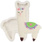 MINFEIDMS Lama fondan silikon kalıplar, hayvan, alpaka, çikolata kalıbı, pasta dekorasyonu, Cupcake Topper şeker gücü, şekerleme, sakız, macun, polimer kil
