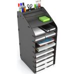 Mingitav Design Otto Tower Masaüstü Organizer 10 Kat A4 Evrak Rafı