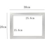 Mingjin Shop 1 20X30CM Stili 1 Çerçeve A3A4 Serigrafi Alüminyum Çerçeve Serigrafi Baskı Alüminyum Alaşımlı Çerçeve Serigrafi Baskı Stencil Aracı Parçaları (Yurt Dışından)