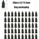 Mingjin Shop 1 50 Adet Küçük Stil Pcs Vakum Lastik Tamir Çivisi Motosiklet Tubeless Lastik Tamir Kauçuk Çiviler Kendinden Lastik Tamir Lastik Filmi Tırnak Aşınmaya Dirençli (Yurt Dışından)