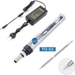 Mingjin Shop 1 Ils Ipucu Güç Kiti Stili T12 Havya Taşınabilir Bga Rework Istasyonu Mini Elektrikli Havya Dc 72W Ayarlanabilir Sıcaklık Kaynak Aracı (Yurt Dışından)