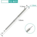Mingjin Shop 1 T12-BCF1 Stili T12 Havya Havya Ipuçları T12 Serisi Demir Ucu Hakko FX951 Stc ve STM32 OLED Havya Istasyonu Elektrikli Havya (Yurt Dışından)
