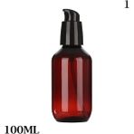 Mingjin Shop2 100 ml Tarzı 1 Adet Yeni Kullanışlı Köpük Şişe Kahverengi Sıvı Çırpılmış Köpük Şişeleme Taşınabilir Şampuan Duş Jeli El Dezenfektanı Sabunluk (Yurt Dışından)