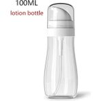 Mingjin Shop2 100ML Şeffaf Stil Sprey Şişesi Seyahat Losyon Şişesi Doldurulabilir Uçucu Yağlar Kozmetik Sıvı Konteyner Mini Boş Şişe ml (Yurt Dışından)