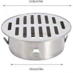 Mingjin Shop2 110 Düz Ağız Stili Paslanmaz Çelik Yer Sifonu Anti-Blokaj Yuvarlak Yer Sifonu Meyve Sebze Süzgeç Mutfak Ev Banyo Malzemeleri (Yurt Dışından) - Banyo muslukları ve aksesuarları - Renkli