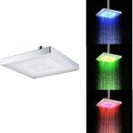 Mingjin Shop2 8 Inç Kare LED Renkli Işıklı Sıcaklık Kontrolü Havai Duş Başlığı Banyo Için LED Yağış Kare Duş Başlığı (Yurt Dışından)