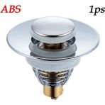 Mingjin Shop2 Abs-1 Adet Tarzı Evrensel Paslanmaz Çelik Havza Pop-Up Sıçrama Çekirdek Havza Tahliye Filtresi Saç Catcher Lavabo Süzgeci Küvet Tıpa Banyo Aracı (Yurt Dışından) - Banyo muslukları ve aksesuarları - Renkli