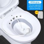 Mingjin Shop2 Beyaz ve Gri Tarz Kadın Bide Taşınabilir Kadın Özel Parçalar Hamile Katlanır Kadın Popo Yıkama Lazımlık Anne Çocuk Yetişkin Tuvalet (Yurt Dışından) - Bide muslukları ve aksesuarları
