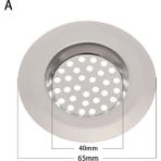 Mingjin Shop2 Bir Stil Eğitmen Banyo Havzası Drenaj Saç Temizleme Örgü Tuzak Filtre Mutfak Lavabo Büyük Geniş Jant Tutucu Kapak Cap Fiş (Yurt Dışından) - Banyo muslukları ve aksesuarları - Renkli