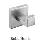 Mingjin Shop2 Br-Hook Tarzı 60CM Banyo Donanım Seti Aksesuarları Mat Siyah Raf Bornoz Askısı Askı Havlu Demiri Bar Raf Kağıt Mendil Tutucu (Yurt Dışından) - Beyaz - 1