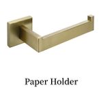 Mingjin Shop2 Brg-Kağıt Rack Tarzı 60CM Banyo Donanım Seti Aksesuarları Mat Siyah Raf Bornoz Askısı Askı Havlu Demiri Bar Raf Kağıt Mendil Tutucu (Yurt Dışından) - Beyaz - 1