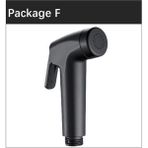 Mingjin Shop2 F Tarzı 6 Tip Abs Plastik Tuvalet Püskürtücü Duş Başlığı Kendini Temizleyen El Banyo Bide Musluk Püskürtme Tabancası Su Yıkama (Yurt Dışından) - Bide muslukları ve aksesuarları - Beyaz