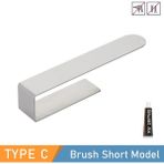 Mingjin Shop2 Gümüş Kısa Tarzı Banyo Paslanmaz Çelik Havlu Saklama Tutucu Yumruk Ücretsiz Duvar Raf Tuvalet Rulo Kağıt Askı Li Raf Etiket Duvar Havlu Çubuğu (Yurt Dışından) - Renkli