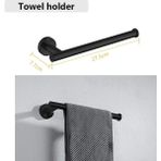 Mingjin Shop2 Havluluk B2 Tarzı Paslanmaz Çelik Banyo Donanım Seti Banyo Aksesuarları Siyah Havlu Demiri Bar Raf Havlu Bar Raf Havlu Tutucu (Yurt Dışından) - Beyaz - 1