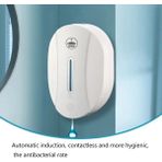 Mingjin Shop2 Pil Sıvı Stili 550 ml Fotoselli El Köpük Sabunluk Otomatik Sensör Temizleyici Sıvı Jel Alkol Sprey Duvara Monte Banyo Aksesuarları (Yurt Dışından)