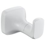 Mingjin Shop2 Robe Kanca Tarzı Banyo Donanım Seti Beyaz Bornoz Askısı Havlu Demiri Bar Raf Cam Raf Kağıt Mendil Tutucu Diş Fırçası Tutucu Banyo Aksesuarları (Yurt Dışından) - 1