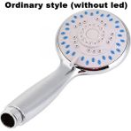 Mingjin Shop2 Sarı Tarzı Duş Başlığı LED Yağış Duş Püskürtücü Otomatik Renk Değiştiren Sıcaklık Sensörü Banyo Için Su Tasarruflu Duş Başlığı (Yurt Dışından) - 1