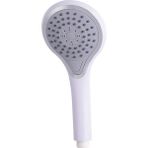 Mingjin Shop2 TM-SD-3127-1 Stili 4,3 Inç Abs Plastik 3 Fonksiyonlu Yüksek Basınçlı Siyah Beyaz Yağış Püskürtücü Yağmur Banyo Duş Başlığı El Duş Başlığı Düğmesi ile (Yurt Dışından)