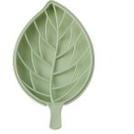 Mingjin Shop2 Yeşil Stil Yaprak Şekli Sabunluk Kaymaz Sabun Kutusu Tuvalet Duş Teknesi Drenaj Rafı Banyo Aletleri Sabunluk Sabunluk Tepsi Tutucu (Yurt Dışından)